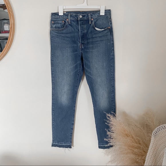 Levi's Denim - Levi’s 501 button fly straight leg jeans